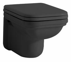 WALDORF závěsná WC mísa, 37x55cm, černá mat | Více - 