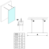 Sprchová stěna Walk-in 100 cm zlatá/transparent – Gelco Vario gold matt GX1210-02