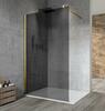Sprchová stěna Walk-in 120 cm zlatá/kouřové sklo – Gelco Vario gold matt GX1312-01