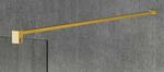 Sprchová stěna Walk-in 140 cm zlatá/kouřové sklo – Gelco Vario gold matt GX1314-01