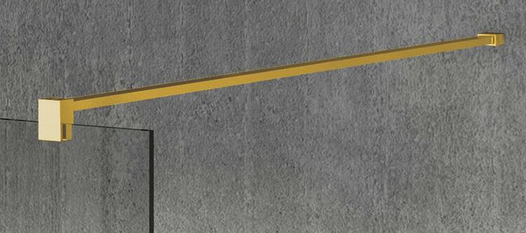 Sprchová stěna Walk-in 100 cm zlatá/matné sklo – Gelco Vario gold matt GX1410-02