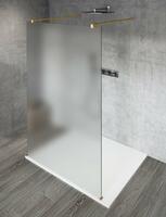 Sprchová stěna Walk-in 140 cm zlatá/matné sklo – Gelco Vario gold matt GX1414-02 | Více -