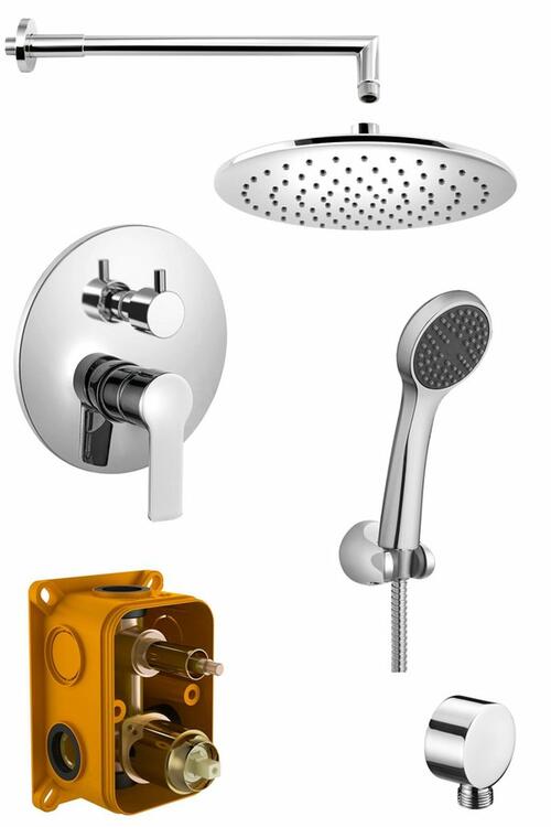 Podomítkový sprchový set 2 výstupy chrom – Bruckner Baron 612.142.1