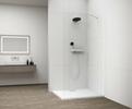 Sprchová stěna Walk-in 120 cm bílá/transparent – Polysan Esca white matt ES1012-03