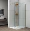 Sprchová stěna Walk-in 130 cm zlatá/transparent – Polysan Esca gold matt ES1013-04