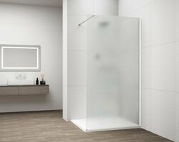 Sprchová stěna Walk-in 110 cm bílá/matné sklo – Polysan Esca white matt ES1111-03 | Více - 