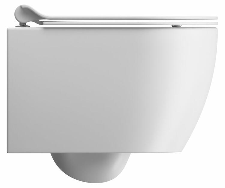 PURA SHORT závěsná WC mísa, Swirlflush, 35x46cm, bílá dual-mat