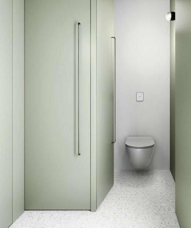 PURA závěsná WC mísa, Swirlflush, 36x50cm, cenere dual-mat