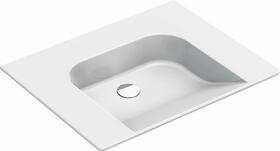 COMMUNITY keramické umyvadlo 70x55cm, bez přepadu a otvoru, bílá ExtraGlaze | Více - 