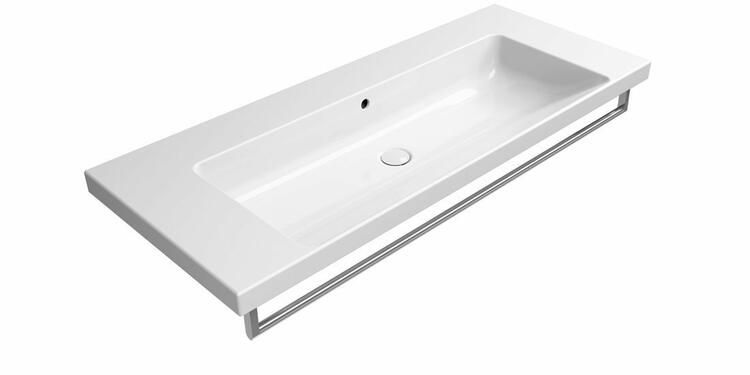 Keramické umyvadlo 120×50 cm bílá – GSI NORM 8626011