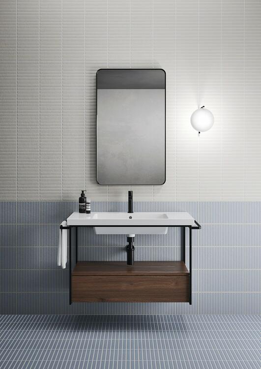 Keramické umyvadlo 100×50 cm bílá – GSI NORM 8633311