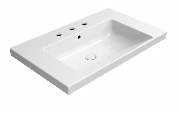 Keramické umyvadlo 80×50 cm bílá – GSI NORM 8634311