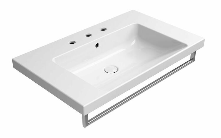 Keramické umyvadlo 80×50 cm bílá – GSI NORM 8634311