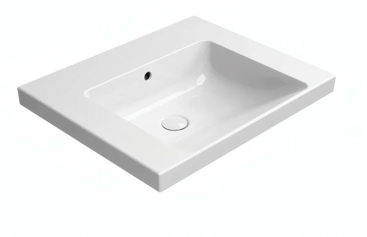 Keramické umyvadlo 60×50 cm bílá – GSI NORM 8635011