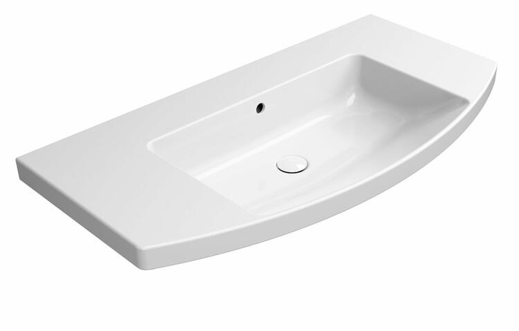 Umyvadlo 100 cm bílá – GSI Norm 8643011