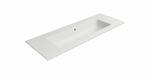 Keramické umyvadlo 122×46 cm bílá mat – GSI PURA 8887009