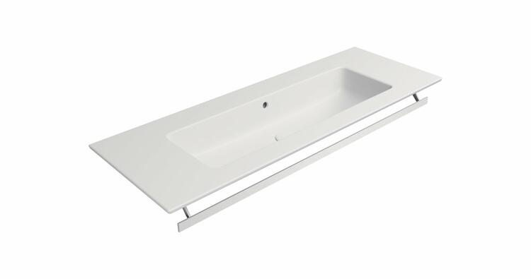 Keramické umyvadlo 122×46 cm bílá mat – GSI PURA 8887009