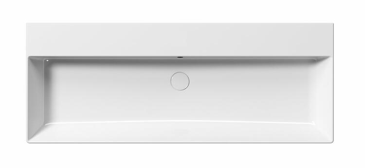 Keramické umyvadlo 120×47 cm bílá – GSI KUBE X 9424011