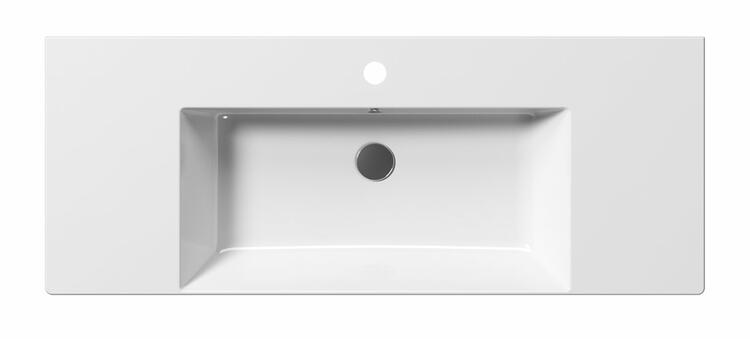Keramické umyvadlo 120×47 cm bílá – GSI KUBE X 9452111