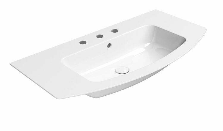 Umyvadlo slim 102 cm bílá – GSI Pura 88259311