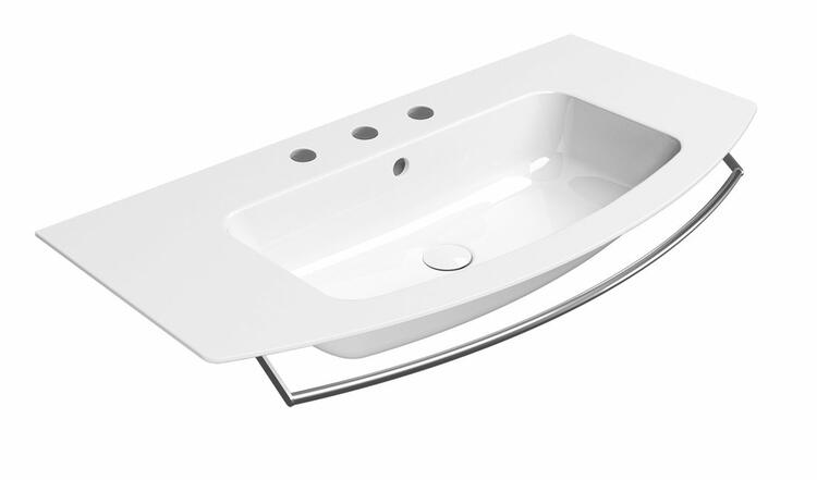 Umyvadlo slim 102 cm bílá – GSI Pura 88259311