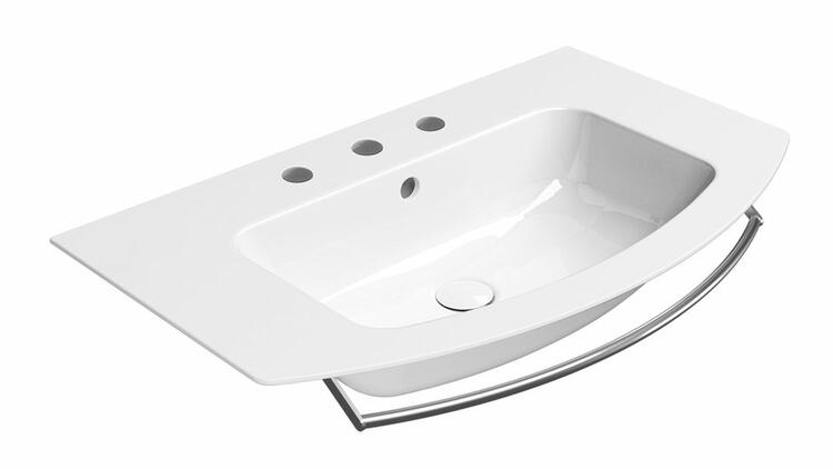 Keramické umyvadlo 82×49 cm bílá – GSI PURA 88269311