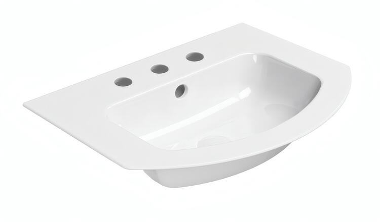 Keramické umyvadlo 62×48 cm bílá – GSI PURA 88279311