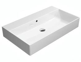 Keramické umyvadlo 80×47 cm bílá – GSI KUBE X 94229011 | Více - 