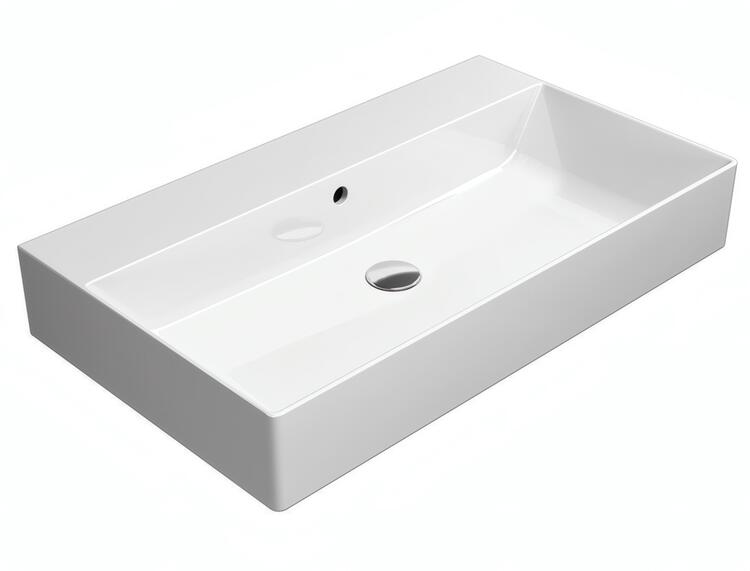 Keramické umyvadlo 80×47 cm bílá – GSI KUBE X 94229011