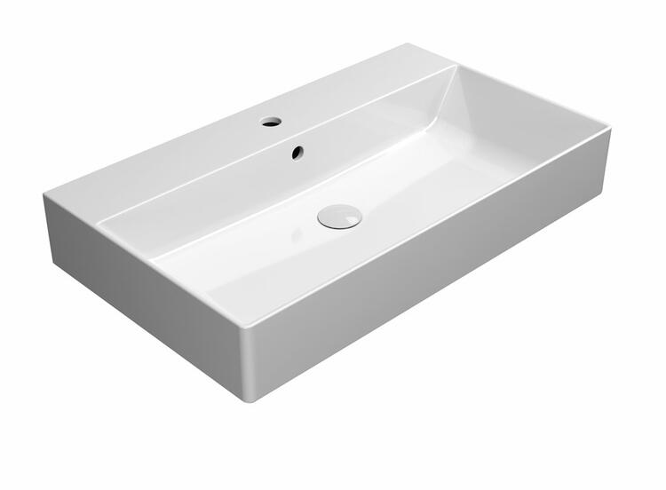 Keramické umyvadlo 80×47 cm bílá – GSI KUBE X 94229111