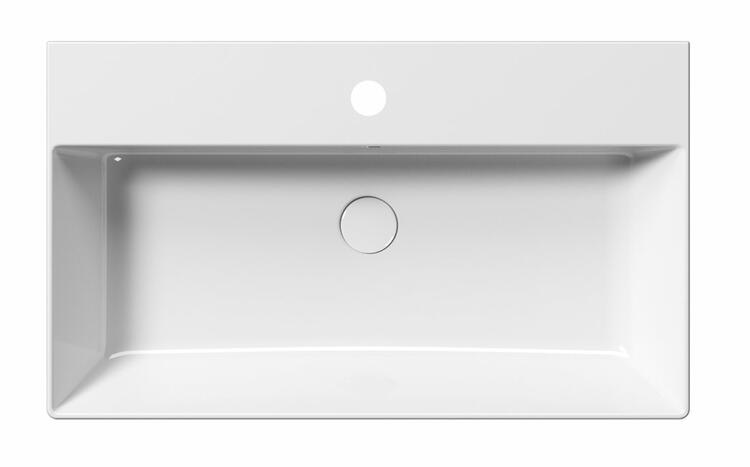 Keramické umyvadlo 80×47 cm bílá – GSI KUBE X 94229111