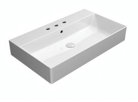 Keramické umyvadlo 80×47 cm bílá – GSI KUBE X 94229311 | Více - 