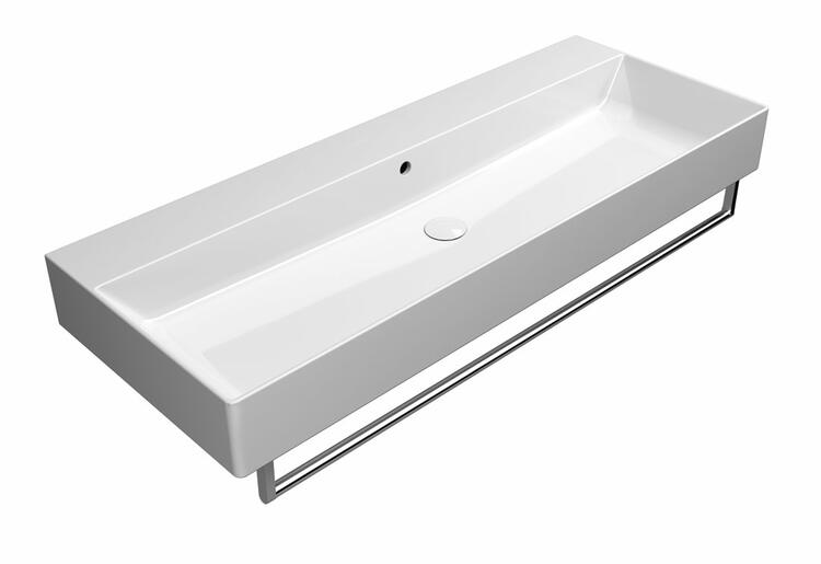 Keramické umyvadlo 120×47 cm bílá – GSI KUBE X 94249011