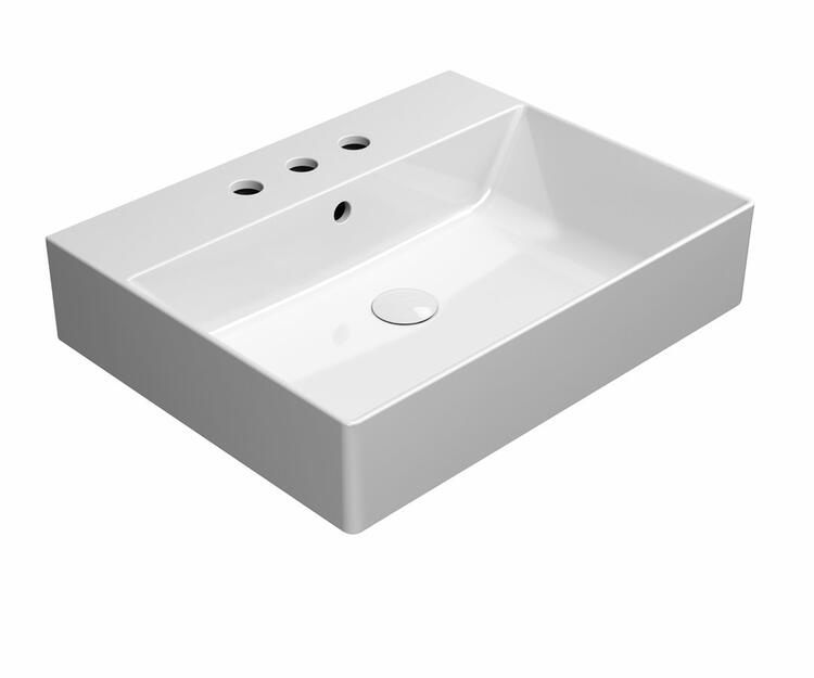Keramické umyvadlo 60×47 cm bílá – GSI KUBE X 94319311