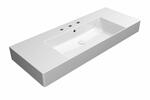 Keramické umyvadlo 120×47 cm bílá – GSI KUBE X 94529311
