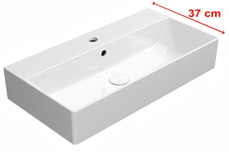 Keramické umyvadlo 70×37 cm bílá – GSI KUBE X 94559111