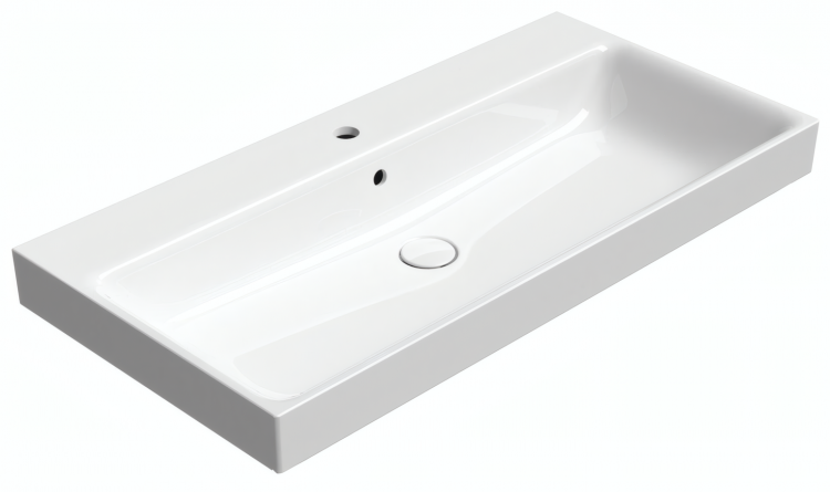 Keramické umyvadlo 100×50 cm bílá – GSI NUBES 96239111