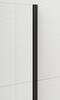 Sprchová stěna Walk-in 70 cm černá/sklo Flute – Polysan Esca black matt ES1370-02