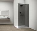 Sprchová stěna Walk-in 100 cm chrom/kouřové sklo – Polysan Esca chrome ES1210-01