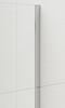 ESCA CHROME jednodílná sprchová zástěna k instalaci ke stěně, kouřové sklo, 1300 mm