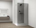 Sprchová stěna Walk-in 130 cm chrom/kouřové sklo – Polysan Esca chrome ES1213-01