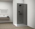 Sprchová stěna Walk-in 100 cm bílá/kouřové sklo – Polysan Esca white matt ES1210-03
