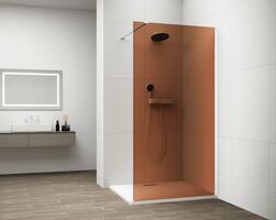 Sprchová stěna Walk-in 150 cm bílá/sklo Marron – Polysan Esca white matt ES1515-03 | Více -