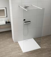 Sprchová stěna Walk-in 140 cm bílá/transparent – Polysan Esca white matt ES1014-07 | Více - 