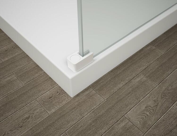 Sprchová stěna Walk-in 140 cm bílá/transparent – Polysan Esca white matt ES1014-07