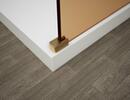 Sprchová stěna Walk-in 130 cm zlatá/transparent – Polysan Esca gold matt ES1013-08