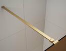 Sprchová stěna Walk-in 150 cm zlatá/transparent – Polysan Esca gold matt ES1015-08