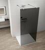 Sprchová stěna Walk-in 120 cm chrom/kouřové sklo – Polysan Esca chrome ES1212-05