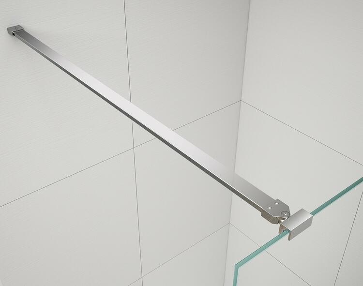 Sprchová stěna Walk-in 140 cm chrom/sklo Flute – Polysan Esca chrome ES1314-05