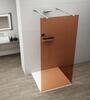 Sprchová stěna Walk-in 120 cm chrom/sklo Marron – Polysan Esca chrome ES1512-05
